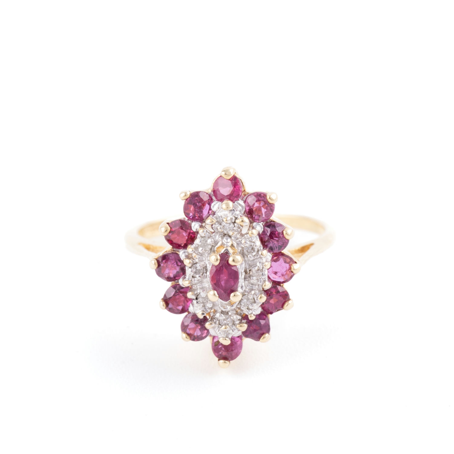 347 · Ruby & Diamond Ring 10ct