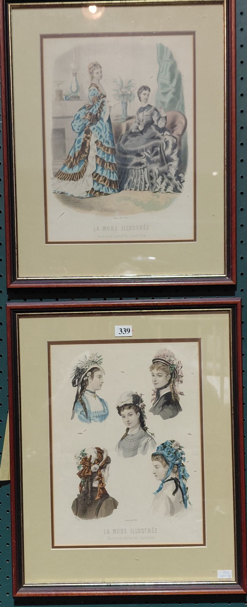 339 · PAIR OF COLOURED FRENCH LITHOGRAPHS
