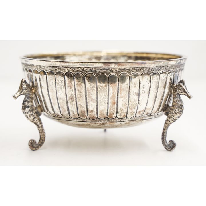 Sanborns Mexican Sterling Seahorse Footed Bowl