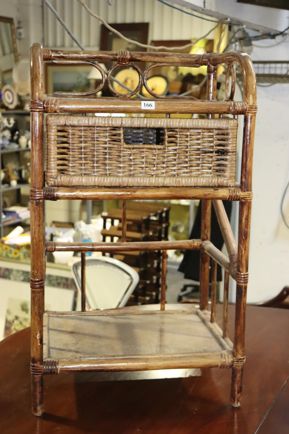 CANE SIDE TABLE Small and Whitfield