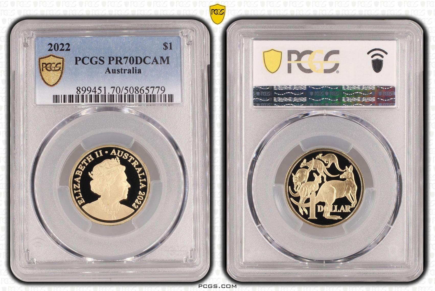 One Dollar, 2022, PCGS PR70DCAM