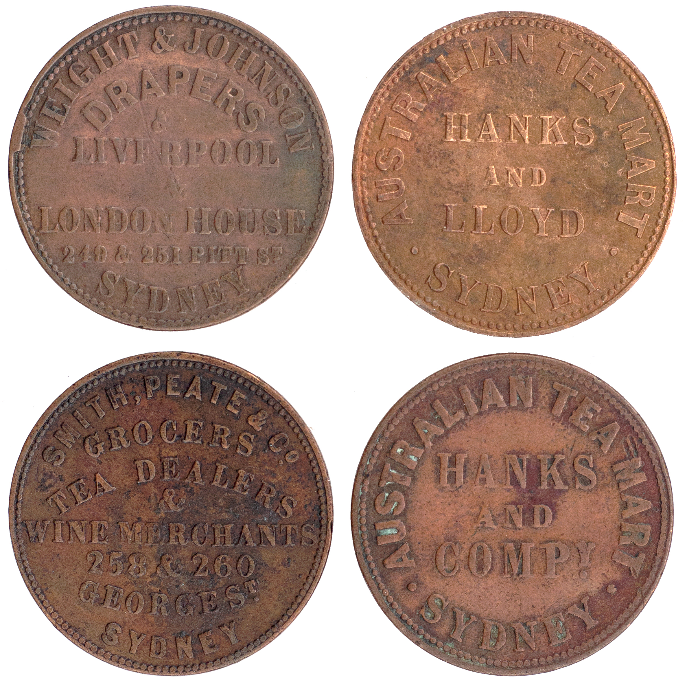 Sydney, NSW, Halfpenny, Varied, VG - Fine