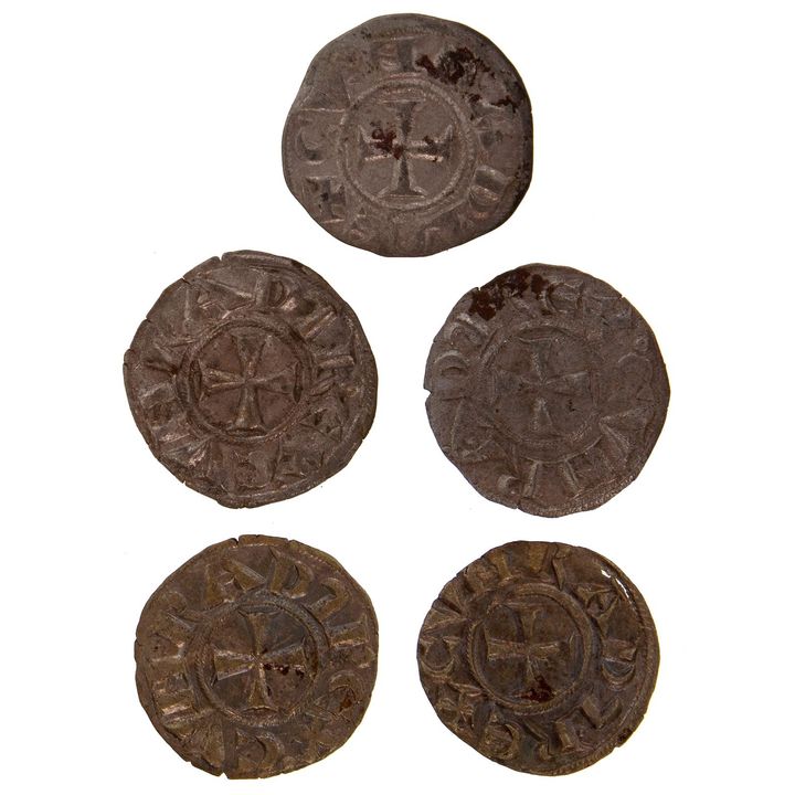 Italian States Republic of Genoa, Denier, 1250 - 92, ,