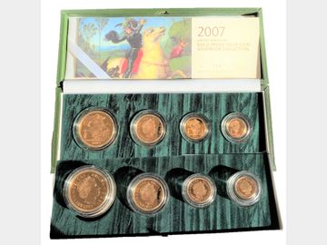 2007 GOLD PROOF 4-COIN SOVEREIGN SET
