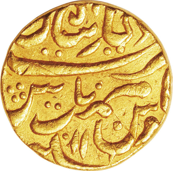 4½マシャ・ディナール金貨 古代インド カラチュリス朝 No.2110 4½