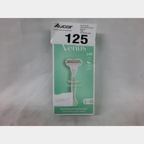GILLETTE VENUS SMOOTH SENSITIVE HANDLE 2 RAZOR BLADES -