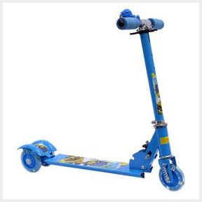 Kids Scooter Foldable and Adjustable Light Blue |