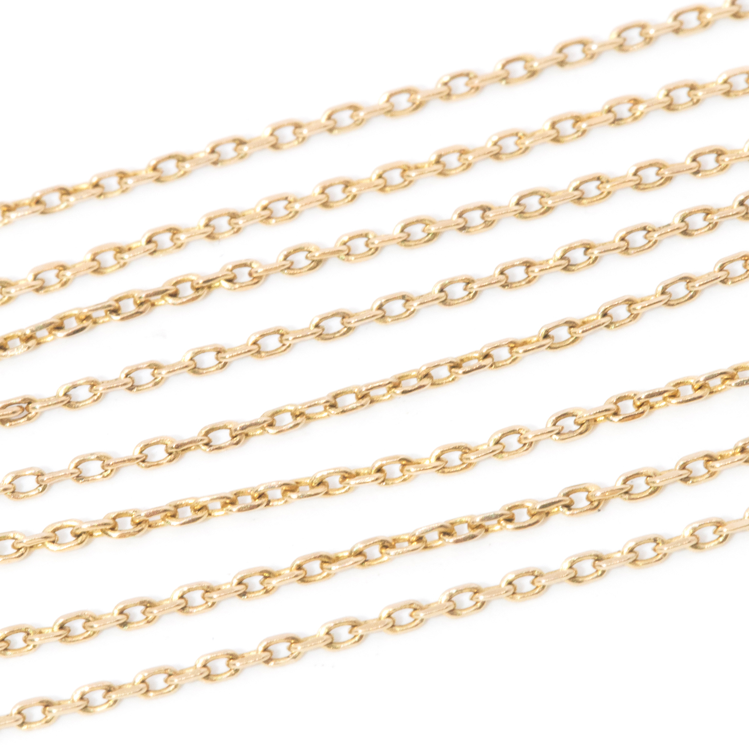 18ct Diamond Cut Cable Chain