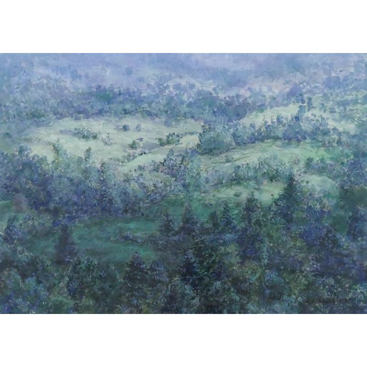 Charles Laurens Heald ''Sun Spot'' (Landscape) 1982 Watercolor