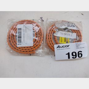 X2 BRICKS PIECES BRICK TAPE - ORANGE - 2 STUDS X 1 METER LONG