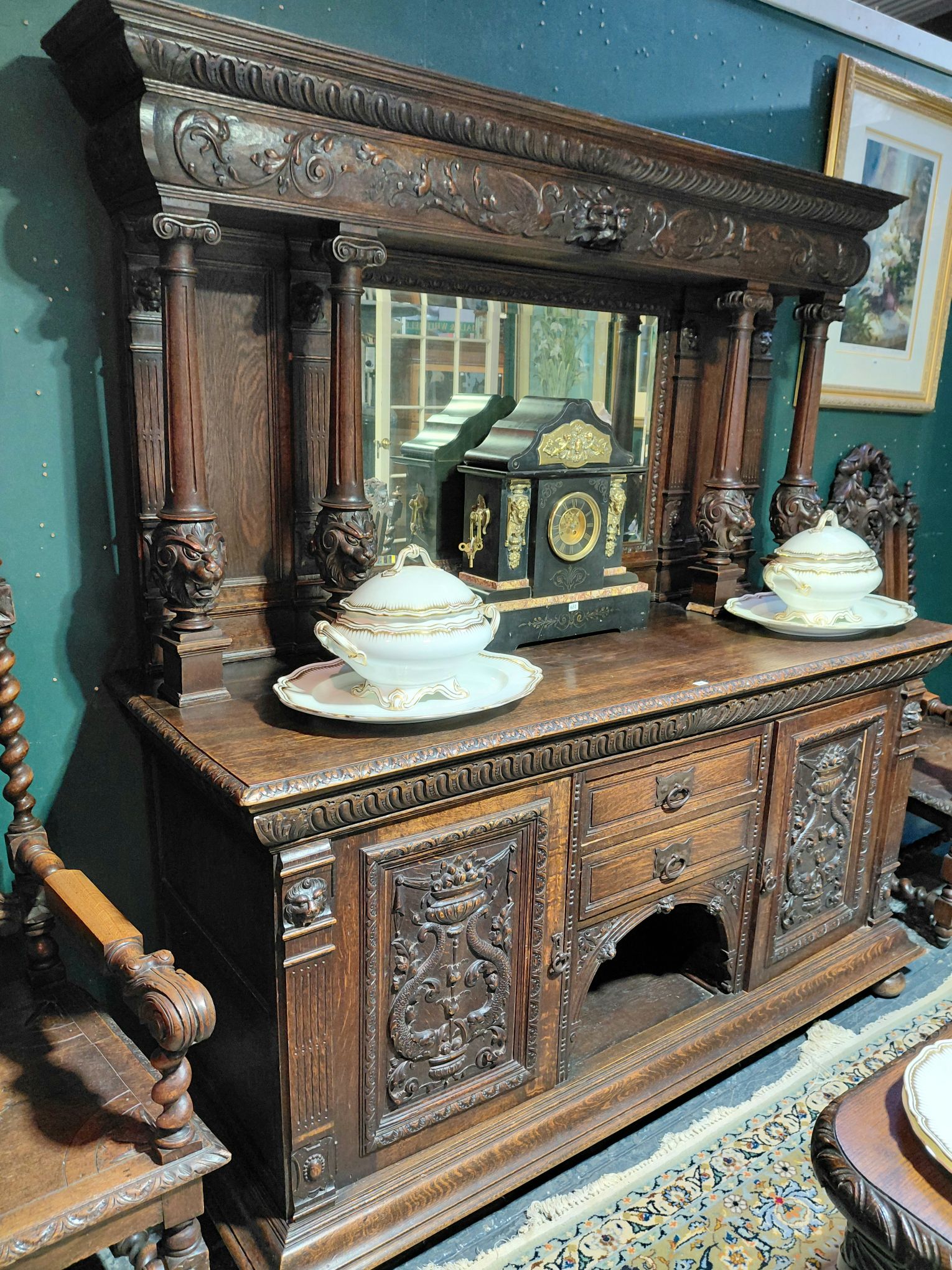 641 · OAK SIDEBOARD