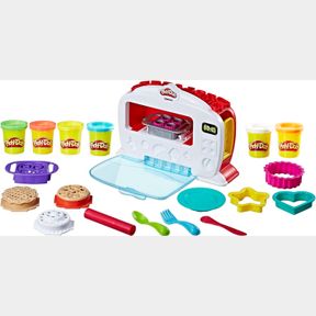 PLAY-DOH KITCHEN CREATIONS MAGICAL OVEN PLAY FOOD SET FOR KIDS 3 YEARS AND UP WITH LIGHTS, SOUNDS, AND 6 NON-TOXIC COLORS