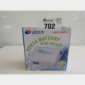 RESUN PORTABLE AIR PUMP WITH BATTERY 5L/MIN 10W FOR MOVING FISH