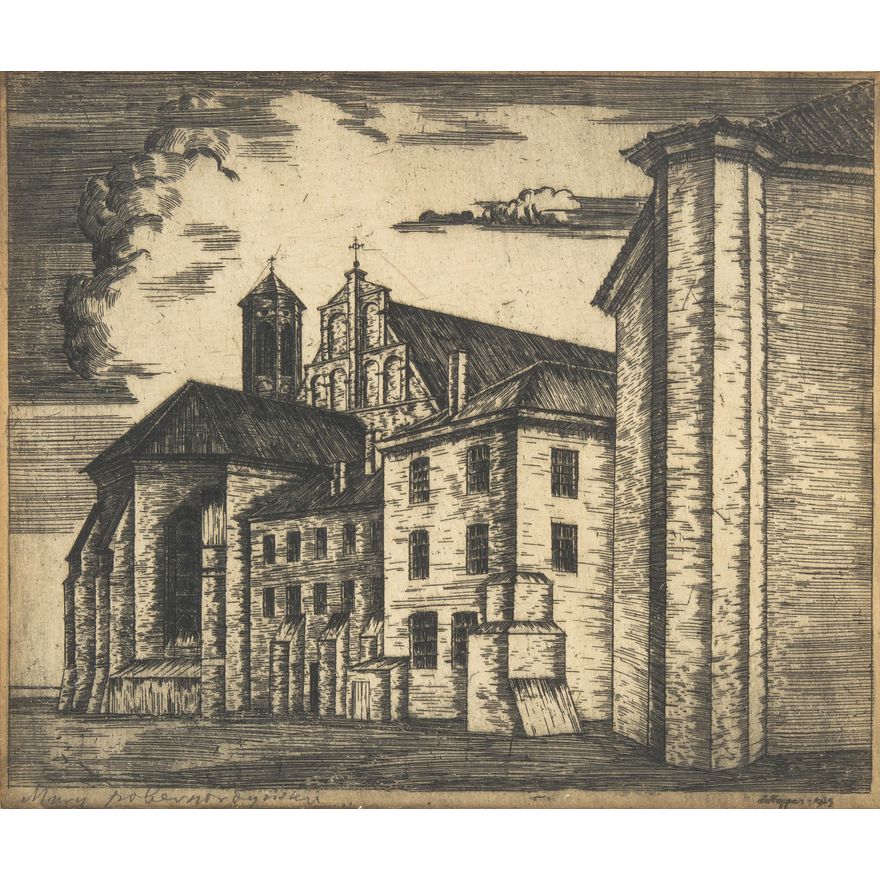Jerzy Hoppen | Mury pobernardyńskie, 1925 r.