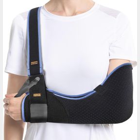 VELPEAU ARM SLING SHOULDER IMMOBILIZER FOR WOMEN AND MEN, FIT LEFT OR RIGHT ARM - ROTATOR CUFF SUPPORT BRACE - MEDICAL SLING FOR S