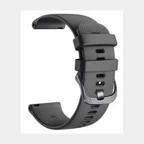 5by5 Universal 20mm Watch Band for Samsung/Huawei/Suunto/Garmin (Black) - Olive Bar 9900950557856- 51748/12062 SN B1 (S8)