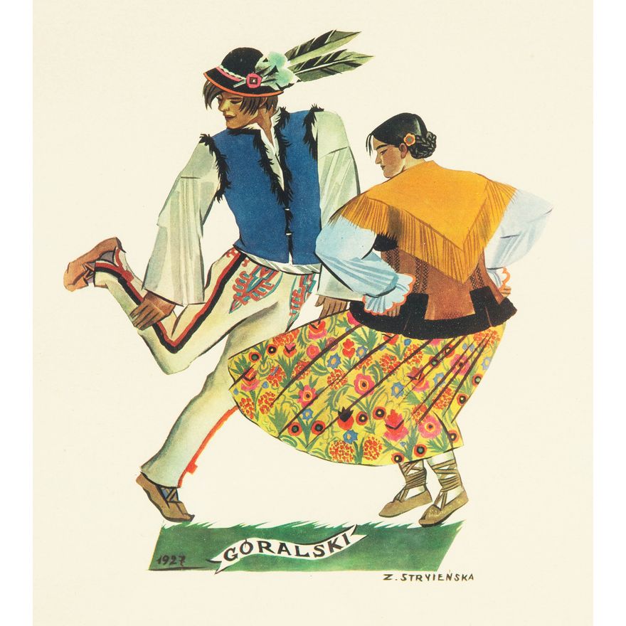 Zofia Stryjeńska | Góralski z cyklu "Tańce polskie", 1927 r.