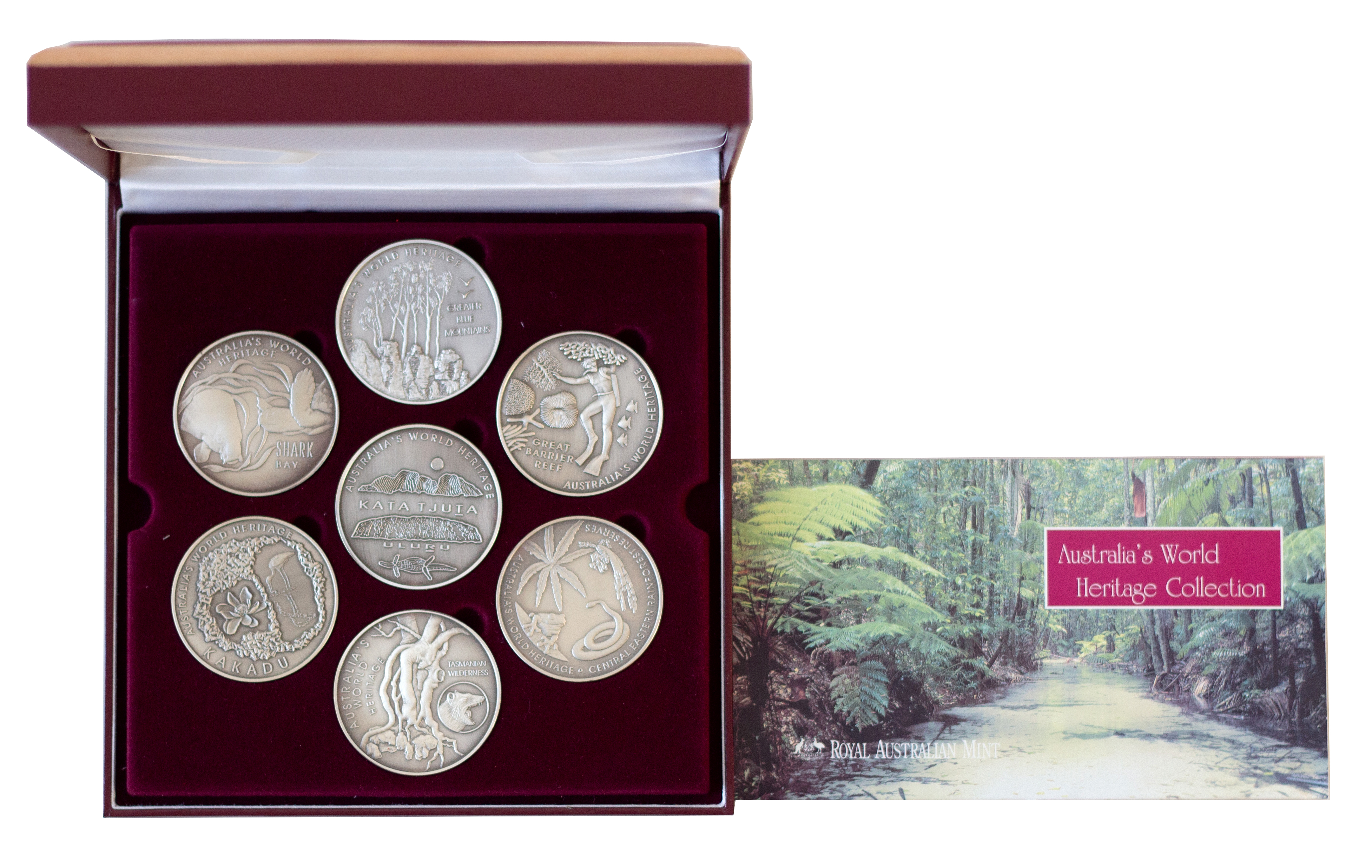 Set, Elizabeth II, RAM - Australia's World Heritage Collection, FDC