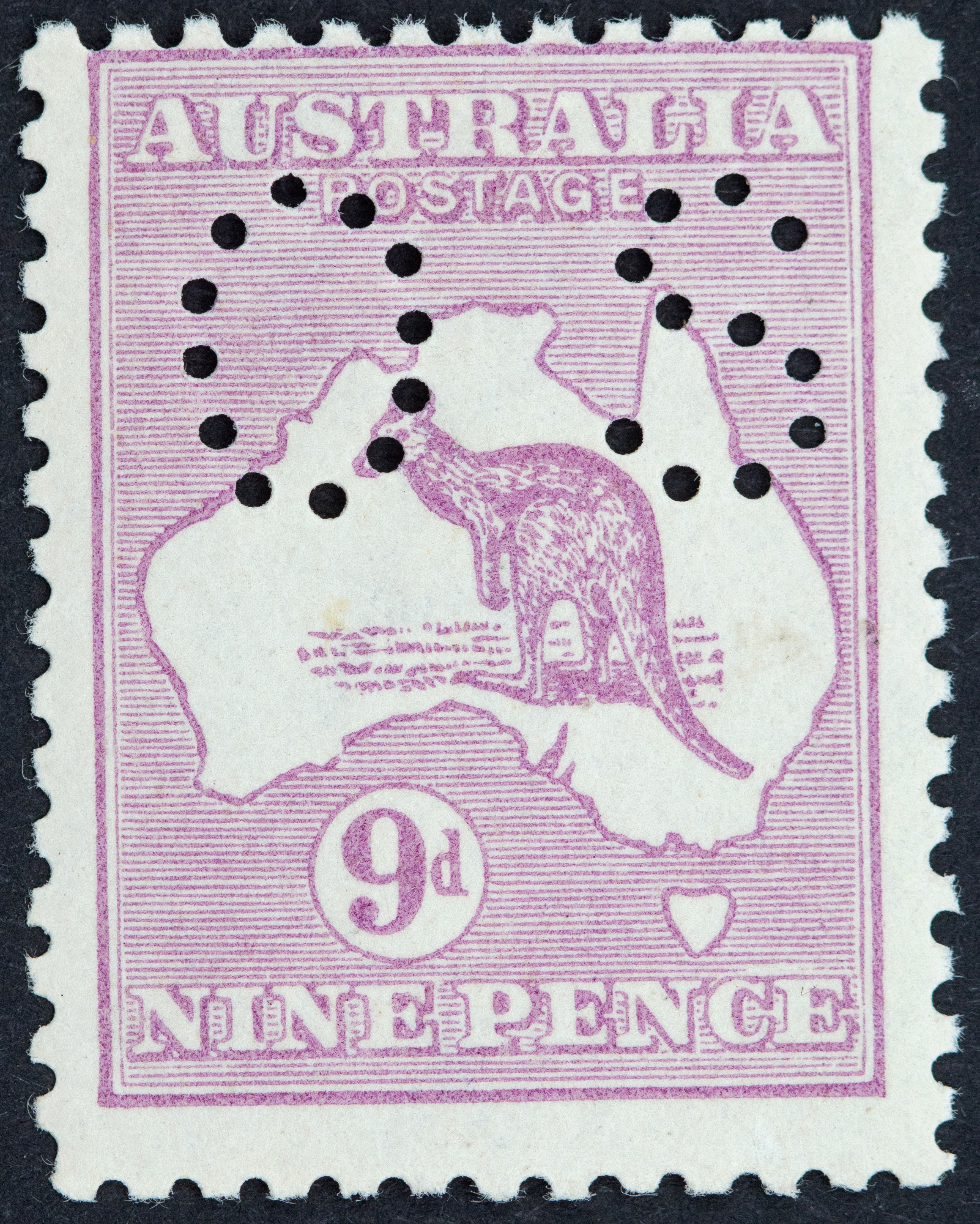 Third Watermark, Ninepence, 1926, Fine