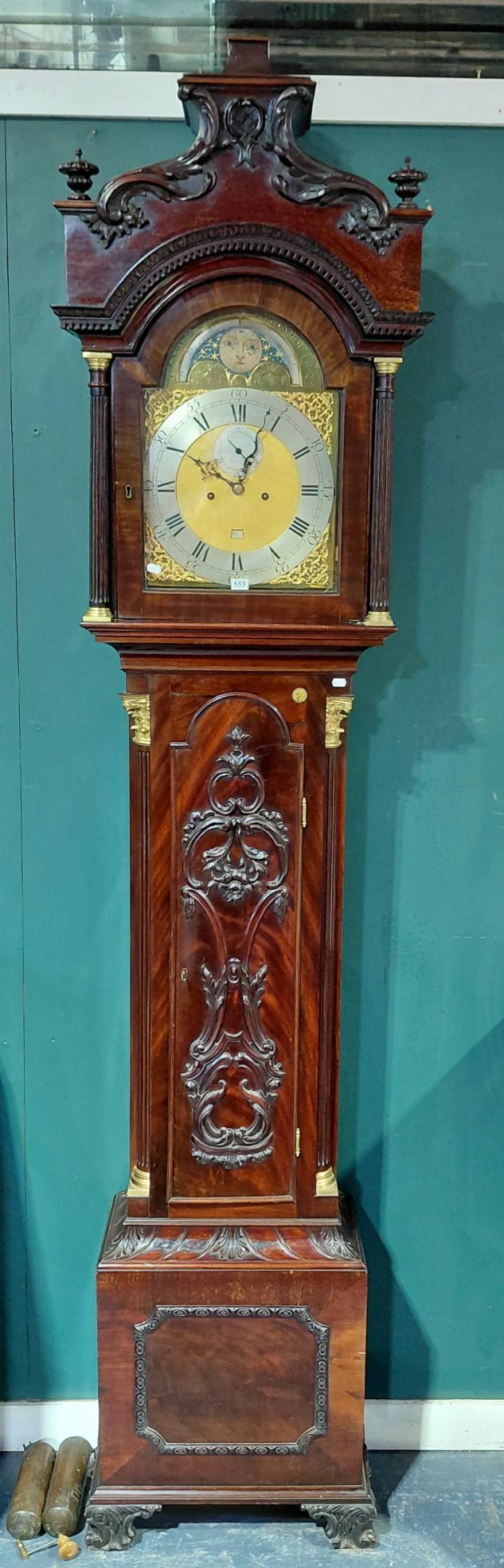 GEORGIAN LONGCASE CLOCK