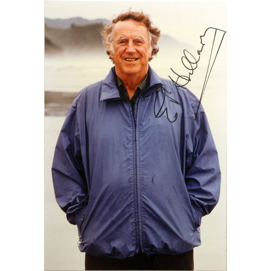 PHOTOGRAPH ,  EDMUND HILLARY [signed]