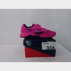 REEBOK WOMEN S NANO X4 TRAINING SHOES - LASER PINK/BLACK - WOMEN UK 8 -