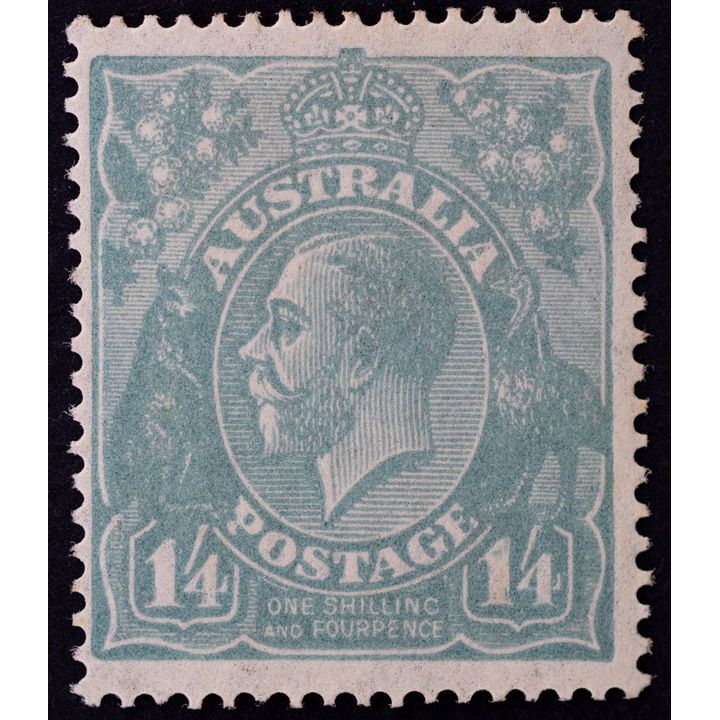 Small Multiple Watermarks, One Shilling & Fourpence, 1927, Fine
