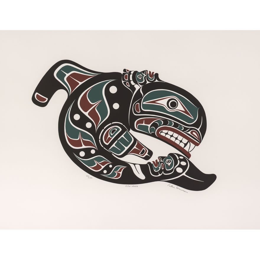 Peter Dawson ''Killer Whale'' Serigraph