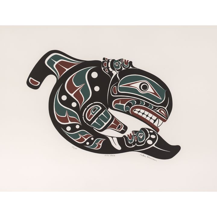 Peter Dawson ''Killer Whale'' Serigraph