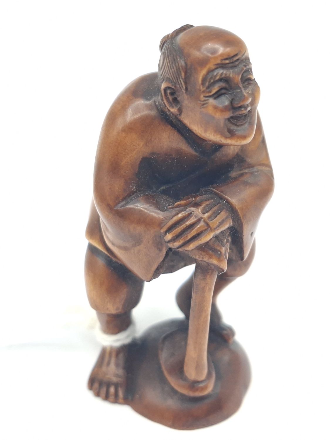 Japanese Carved Boxwood Netsuke