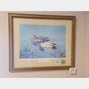 68/1000 Ltd Edition Ks Wildlife Series "Prarie Pond Mallards"