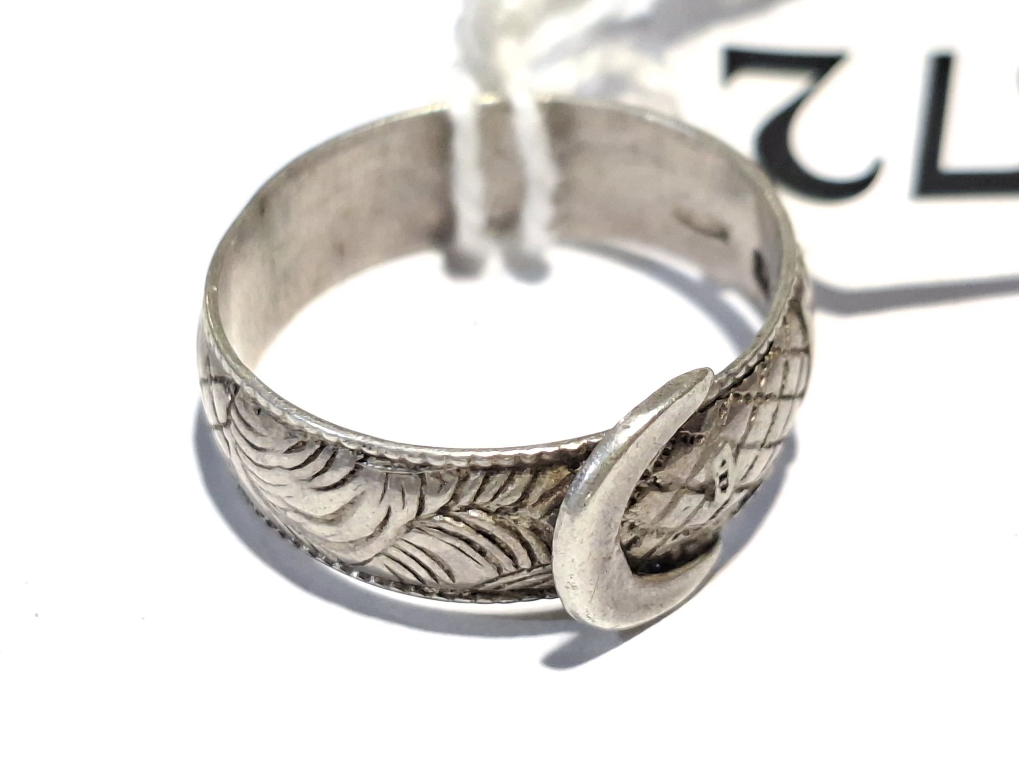 Sterling Silver Buckle Ring