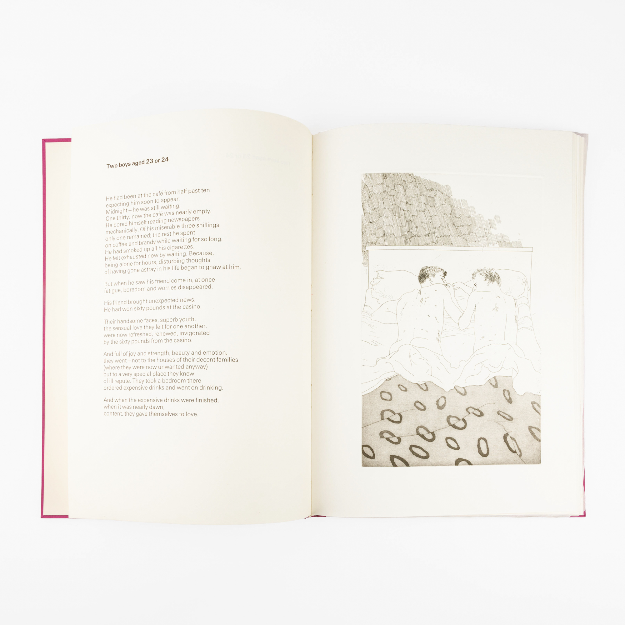 David hockney (°1934)/ cp cavafy – kavel bij Bernaerts, Antwerp