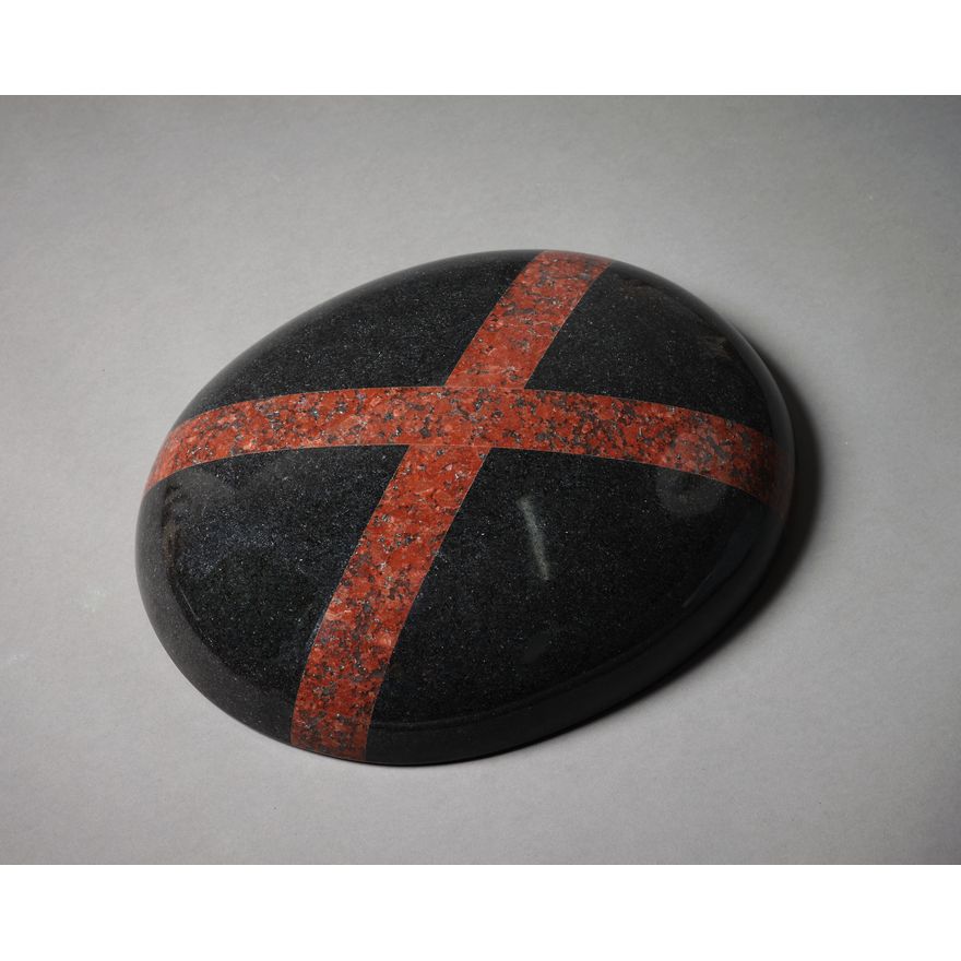 John Edgar 'Wall Saltire (red)'