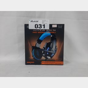 GAMING HEADPHONES WITH MIC - LED- G9000 GAMING HEADSET PRO HEADSETS - BLUE/BLACK