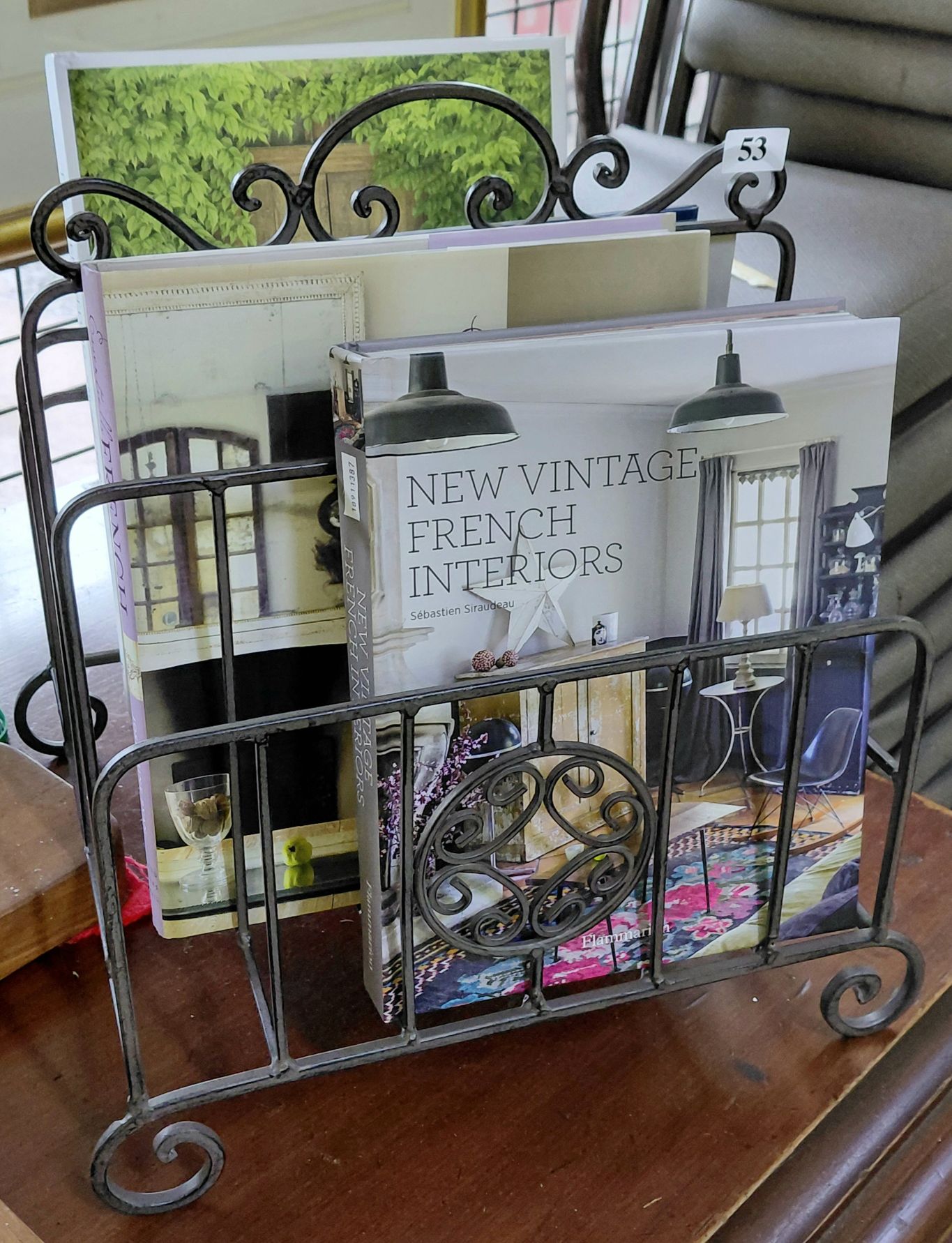 53 · FRENCH STYLE MAGAZINE RACK