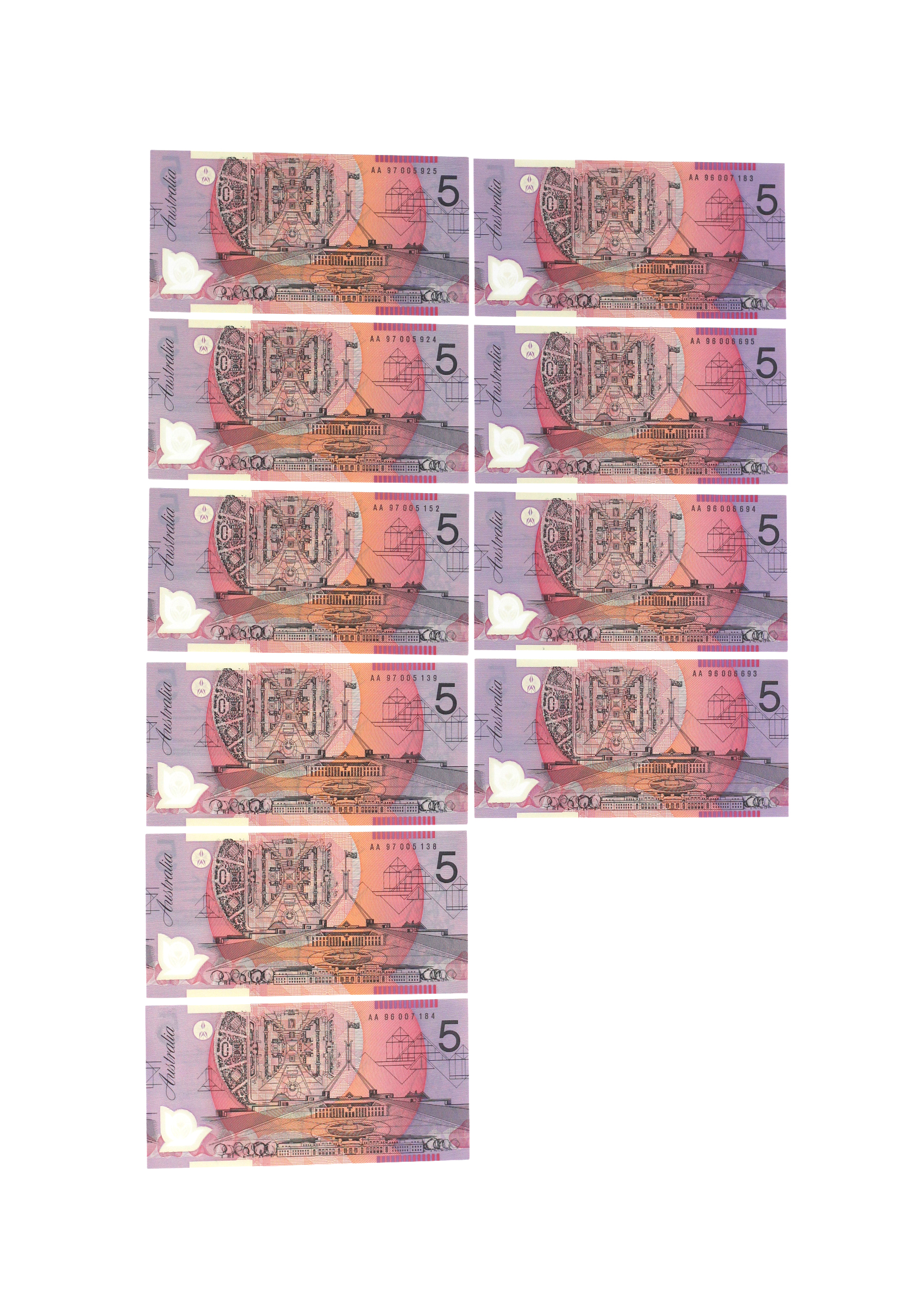 2218. · MacFarlane/Evans, Five Dollars, UNC