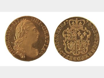 1774 GEORGE III PROOF GOLD GUINEA RARE