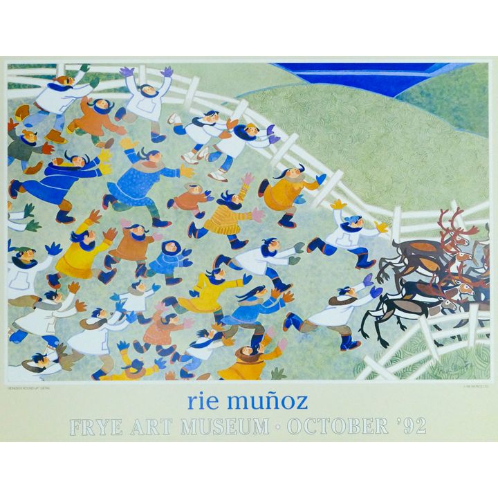 Rie Munoz ''Frye Art Museum - October `92'' Poster