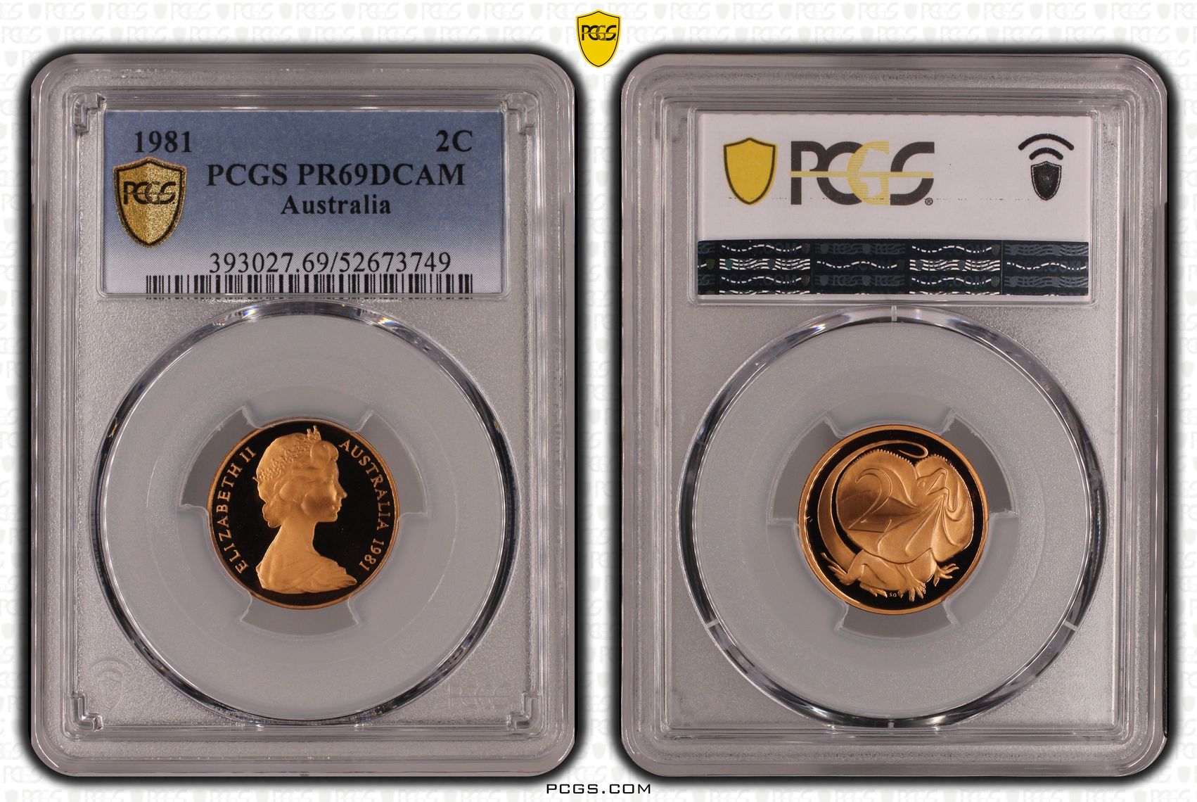 Two Cent, 1981, Pcgs Pr69dcam