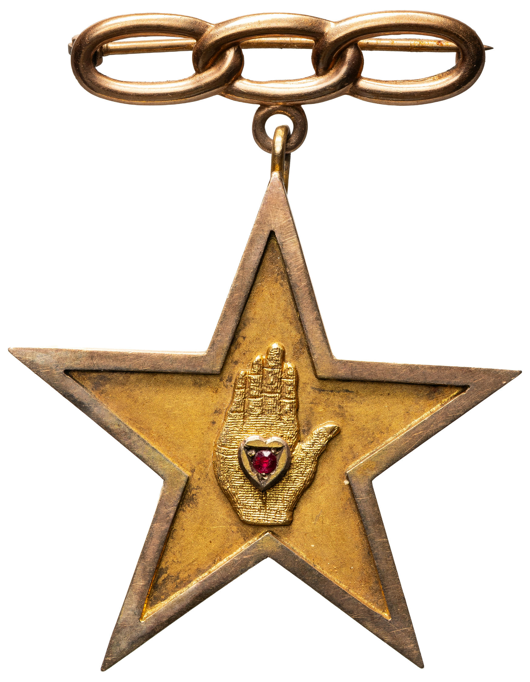 Independent Order of Odd Fellows Fob Medal, 1909, VF