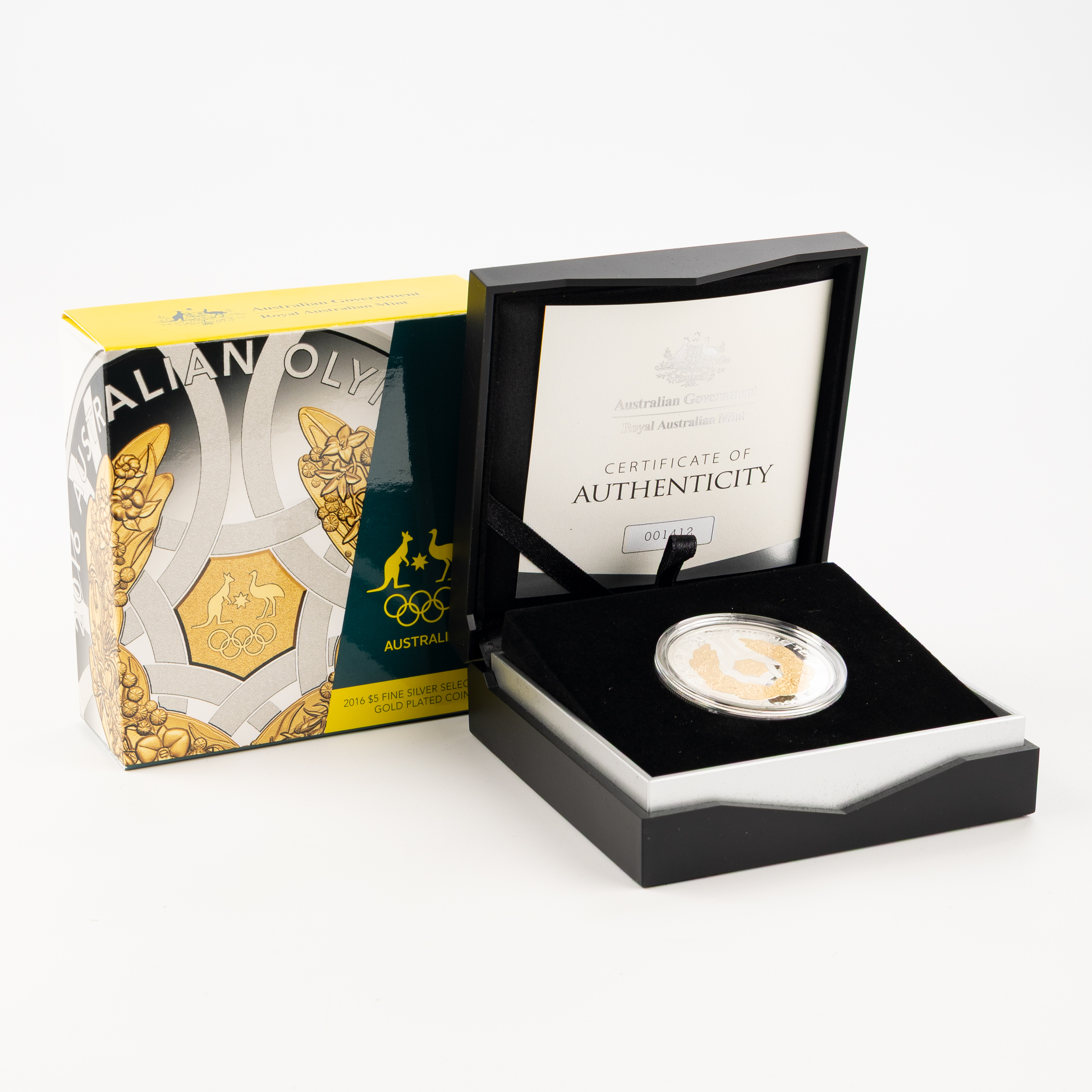 Elizabeth II, RAM - Australian Olympic Team, Five Dollars, 2016, FDC