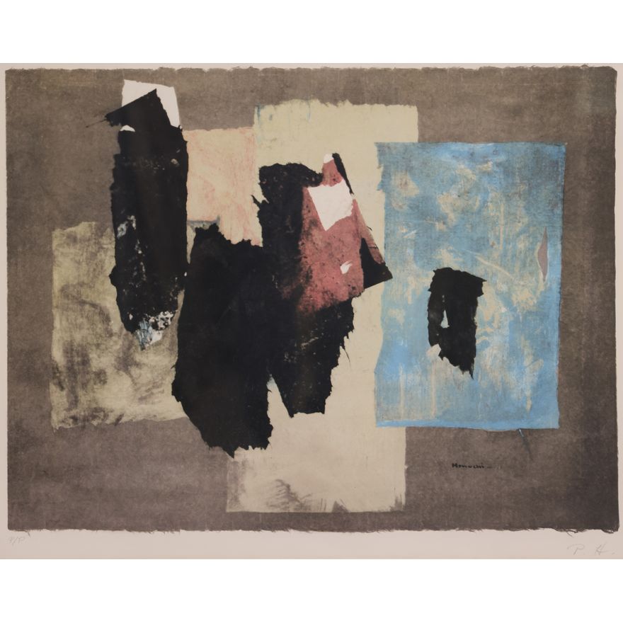 Paul Horiuchi ''Weathered by Time'' Color Lithograph