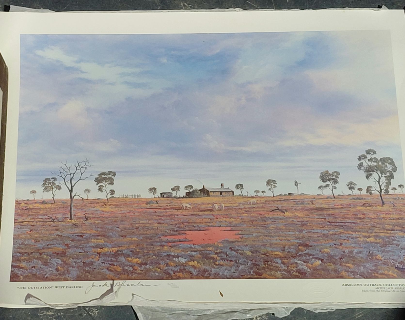 310 · FOUR SIGNED JACK ABSALOM PRINTS