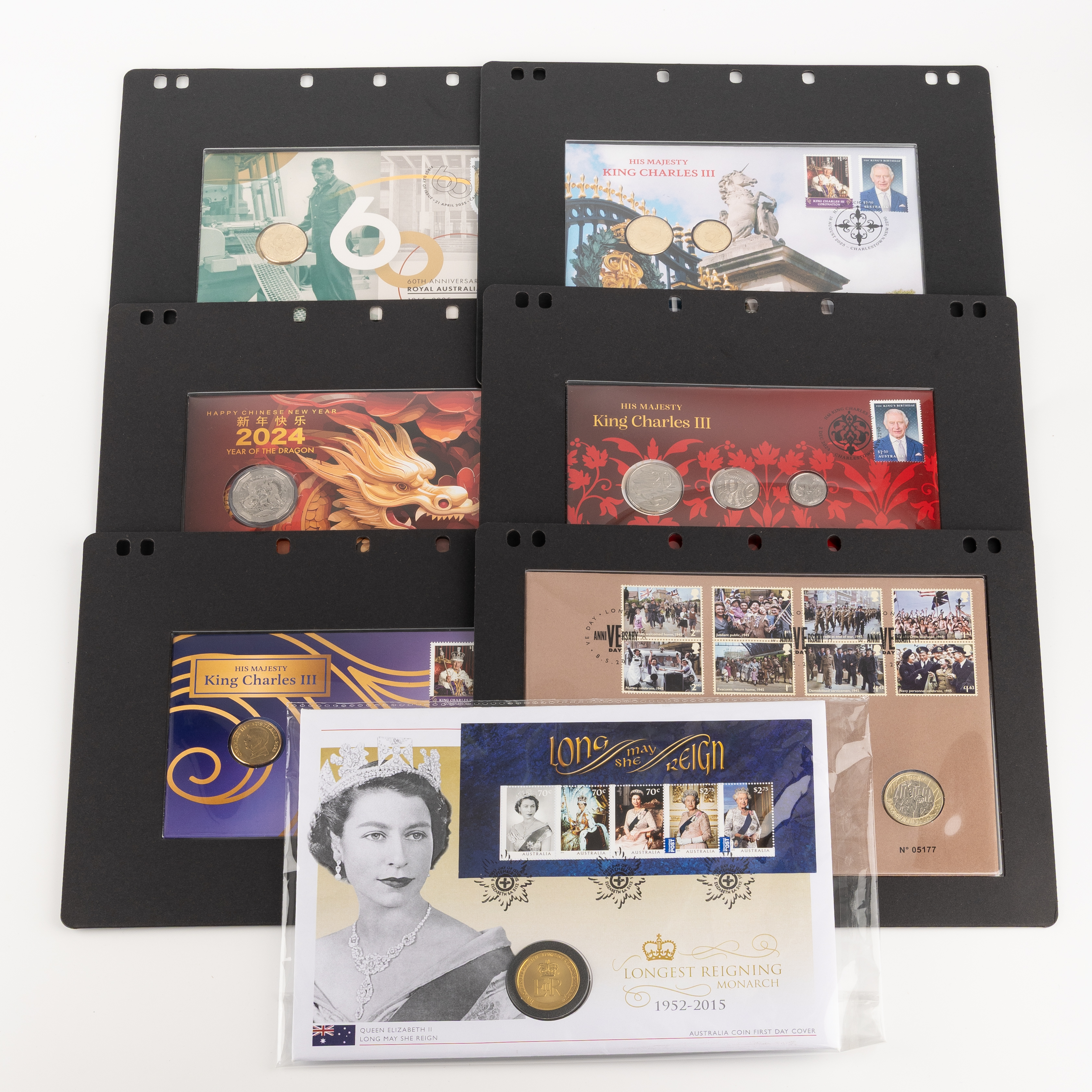 AusPost, Five Cents - Two Dollars, 2015 - 2025, UNC
