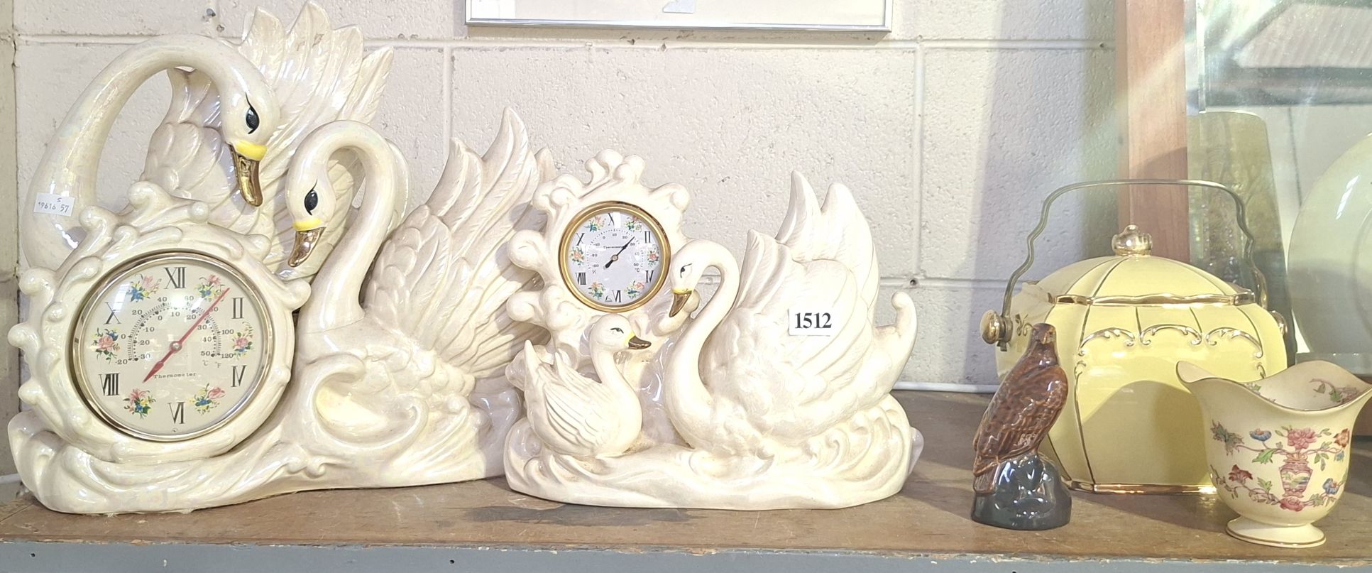 Ceramic Swan Thermometers