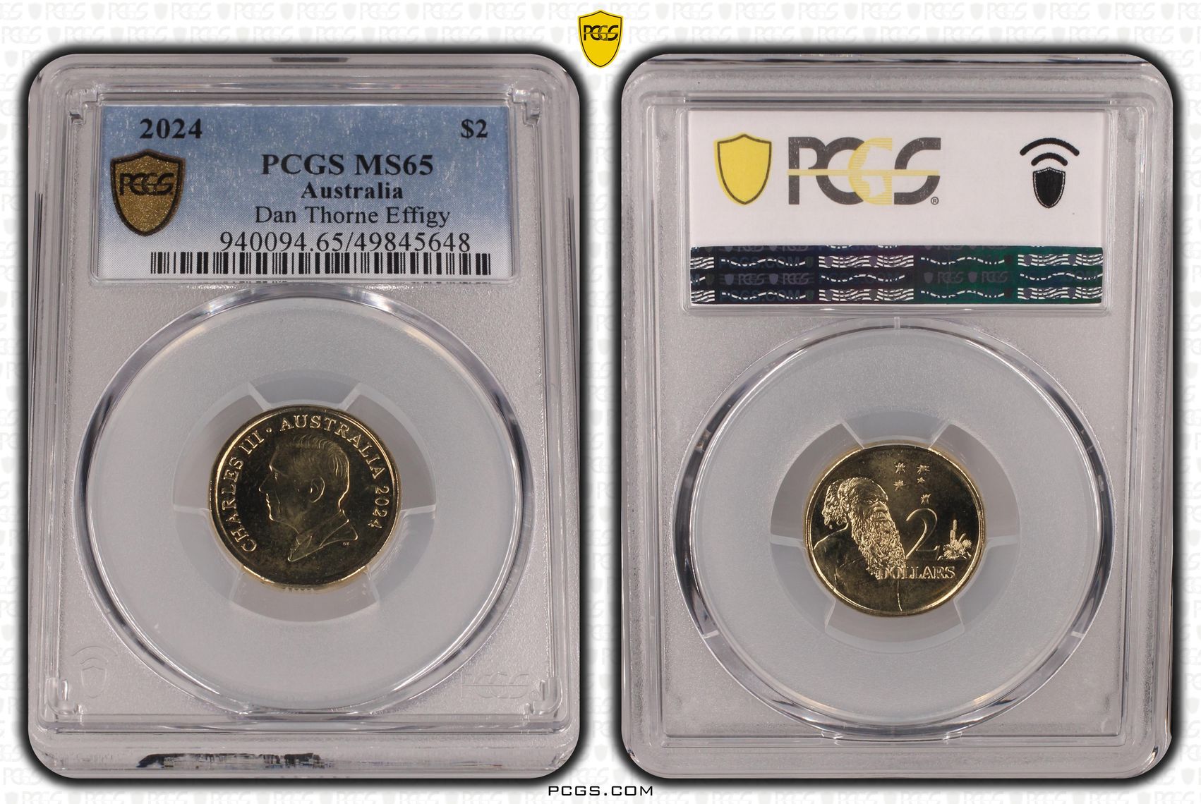 Dan Thorne Effigy , Two Dollar, 2024, PCGS MS65