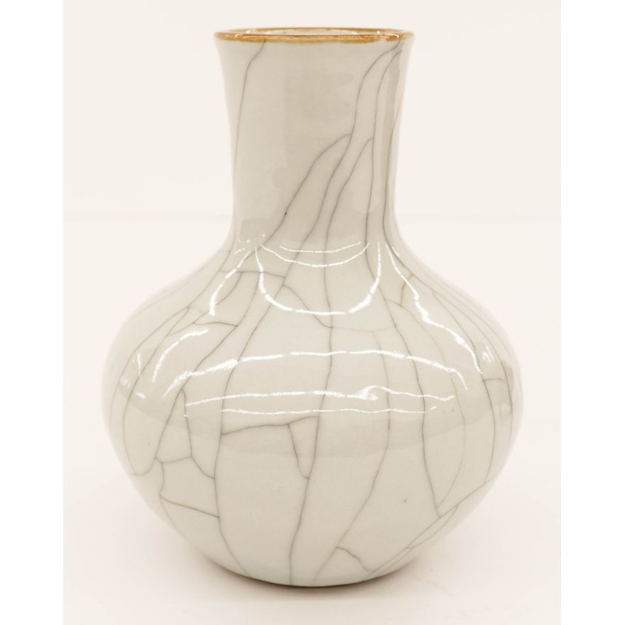 Chinese Republic Guanyao Type Crackle Vase