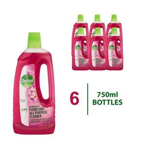 Dettol 6 x 750ml All Purpose Cleaner Disinfectant Jasmine|
