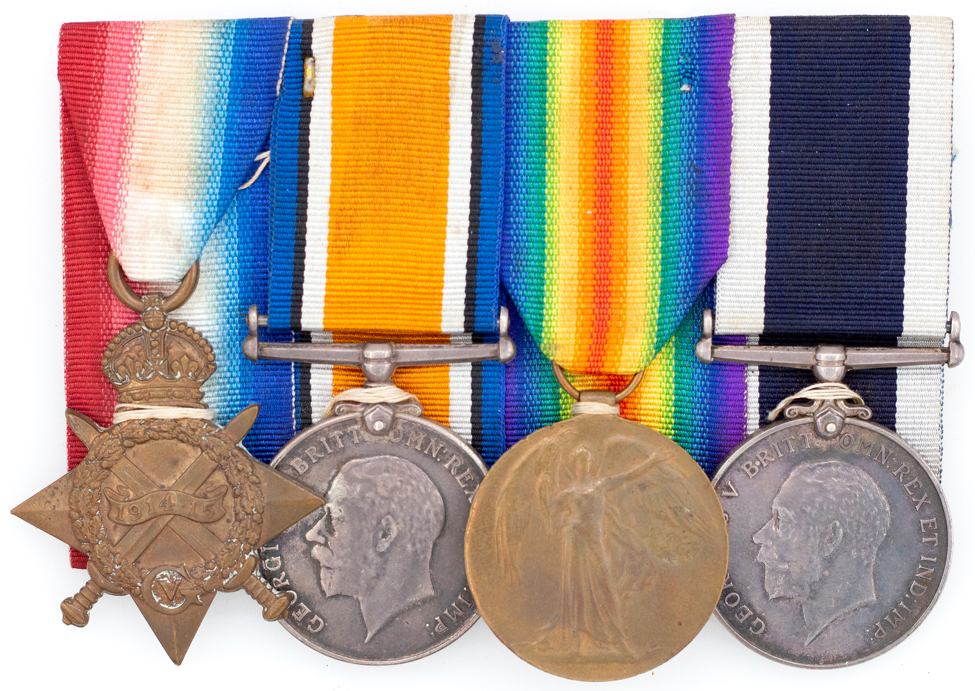 Great Britain, Royal Navy, LSGC Group to an Officer, 1914 - 1919, EF